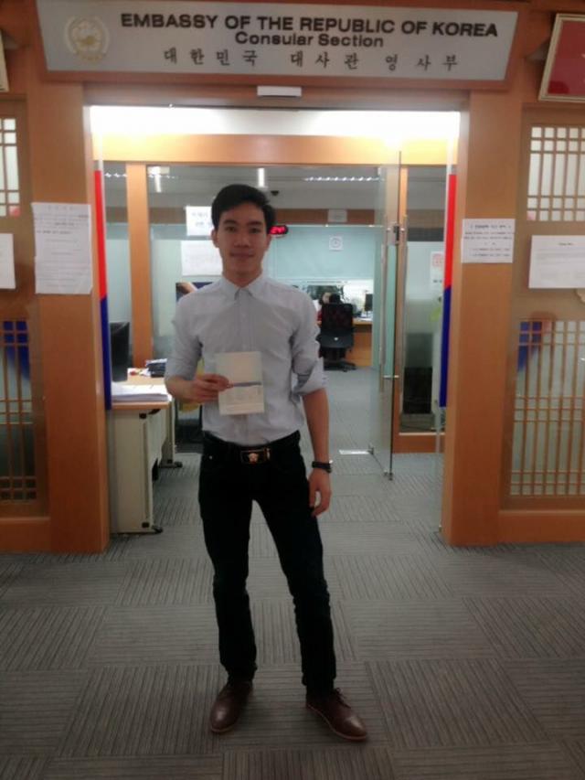Du học OSC xin gửi lời chúc tới bạn Ngô Bá Sơn đã đỗ visa du học Hàn Quốc- Trường đại học Hanseo