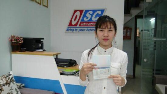 Du học Hàn Quốc: Chúc mừng bạn Nguyễn Thị Hoài Tâm đã đạt đi Visa du học trường Đại Học Hanseo Hàn Quốc
