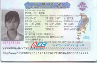 Visa Du Học Đài Loan Khó Hay dễ?